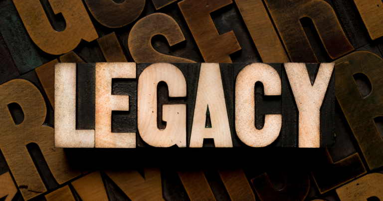 The word "legacy" #LegacyLivesOn #LegacyStays