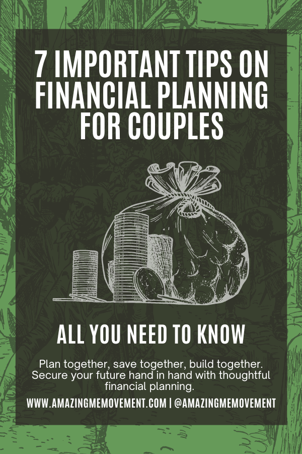 A poster about financial planning for couples #FinancialPlanning #RelationshipProblems