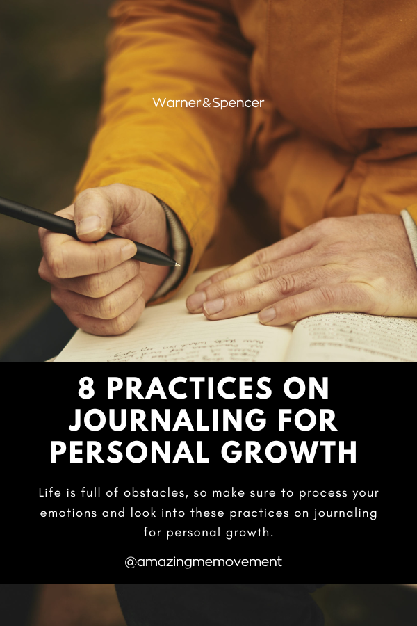 A poster on journaling for personal growth #Journaling #PersonalGrowth