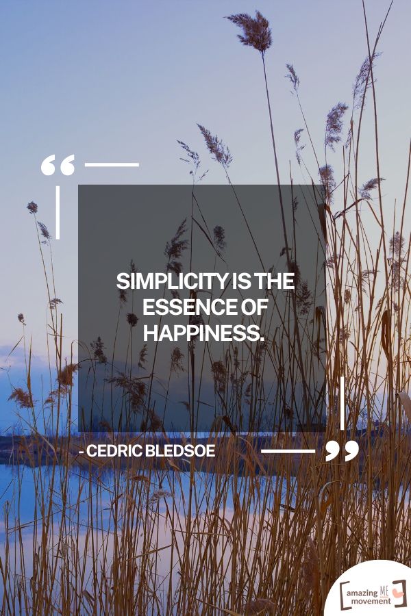 An inspiring statement about simple living #SimpleLiving #InspirationalQuotes