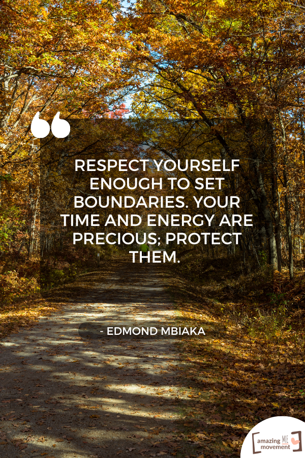 A lovely statement about respecting yourself #SelfRespect #SelfLove