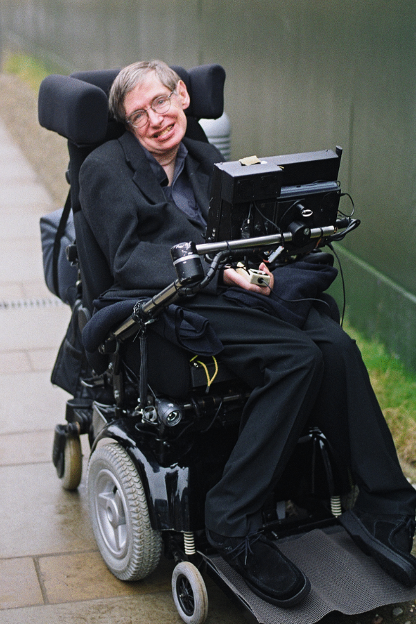 A photo of Stephen Hawking #InspirationalStories #PersonalTriumph