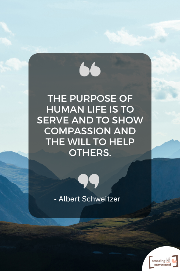 A loving statement about helping others #QuotesThatInspire #Altruism