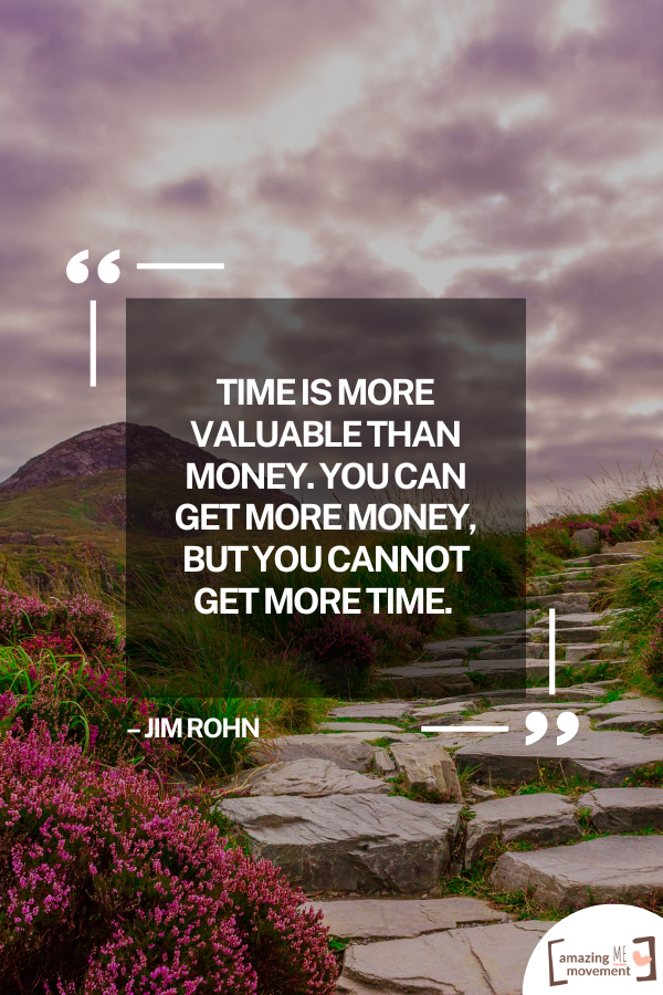 A quote on the importance of time management #TimeManagement #InspirationalQuotes