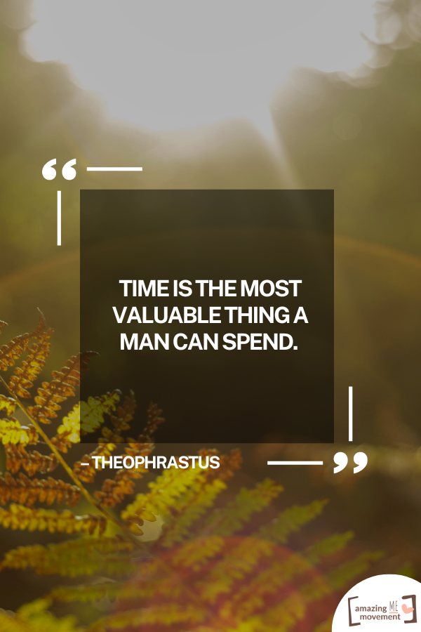 A quote on the importance of time management #TimeManagement #InspirationalQuotes