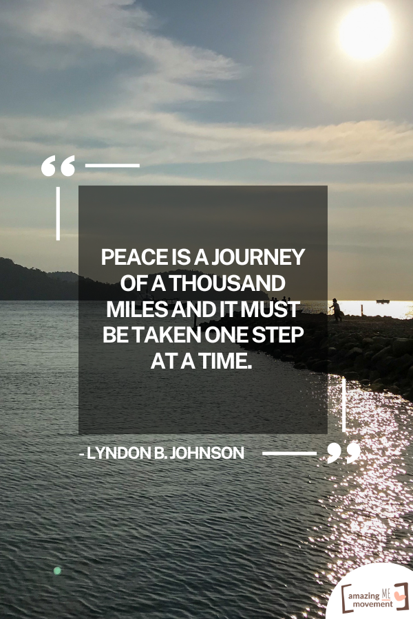 A lovely statement about enjoying peace #PeaceAndQuite #SereneLife