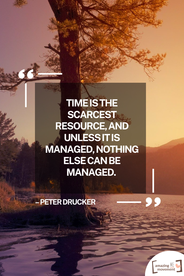 A quote on the importance of time management #TimeManagement #InspirationalQuotes