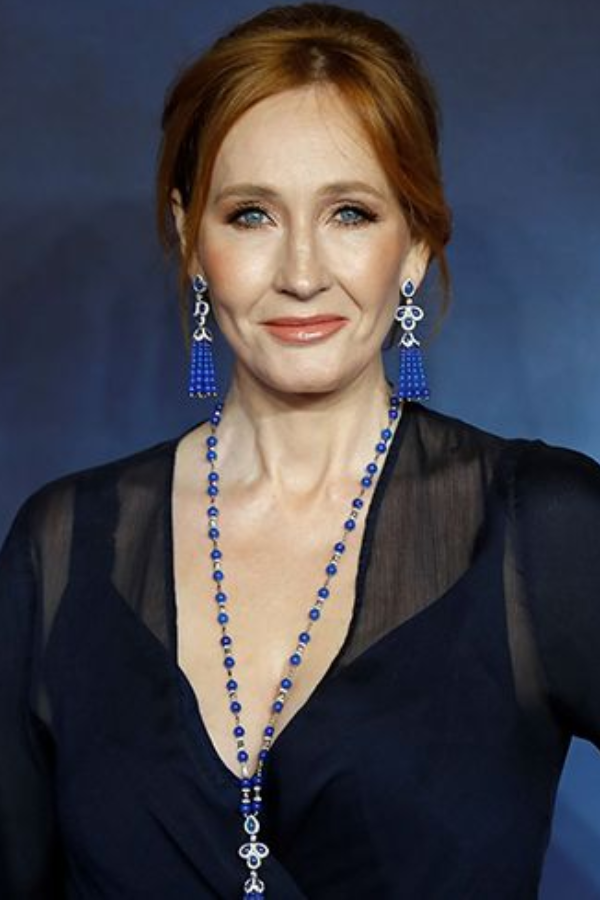 A photo of J.K. Rowling #InspirationalStories #PersonalTriumph