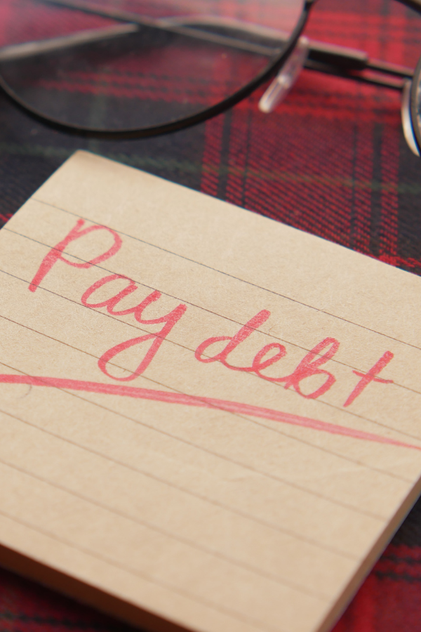 A reminder to pay your debt #FinancialPlanning #RelationshipProblems