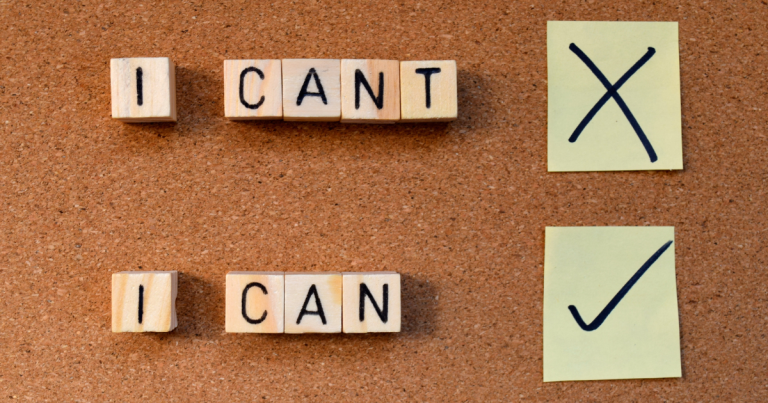 A reminder to turn "I can't" into "I can" #MotivationalQuotes #PowerfulQuotes