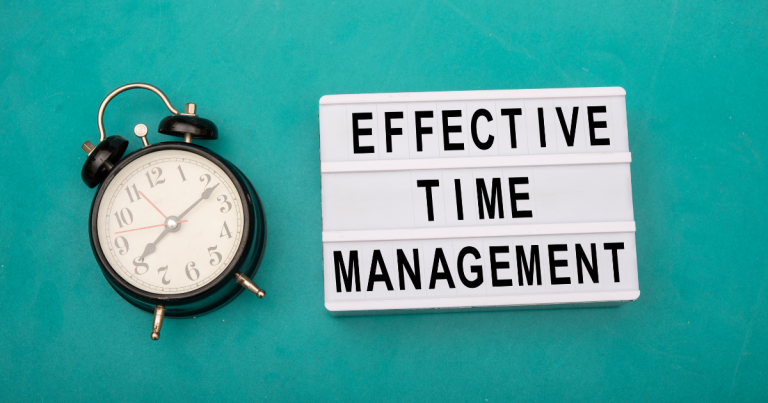 A poster about effective time management #TimeManagement #InspirationalQuotes