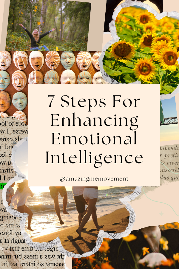 A poster on enhancing emotional intelligence #EmotionalIntelligence #BetterHabits