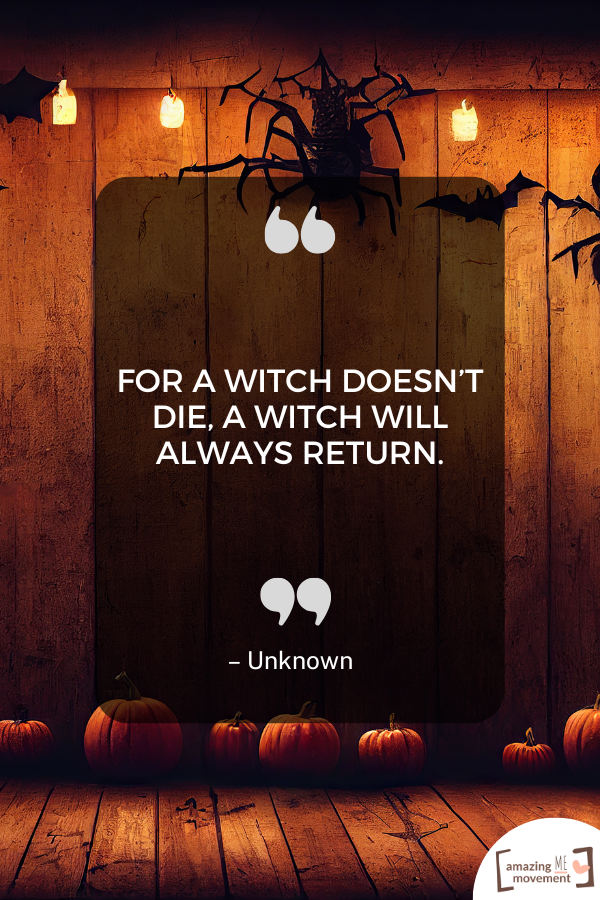 A quote on Halloween #HappyHalloween #SpookySeason