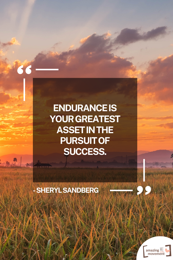 A lovely statement about endurance #QuotesOnEndurance #Endurance