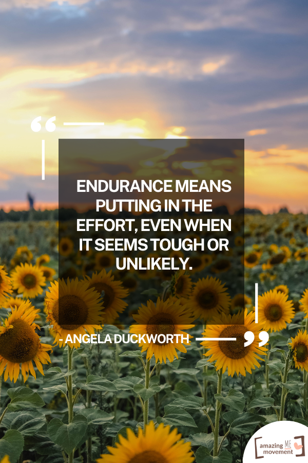 A lovely statement about endurance #QuotesOnEndurance #Endurance