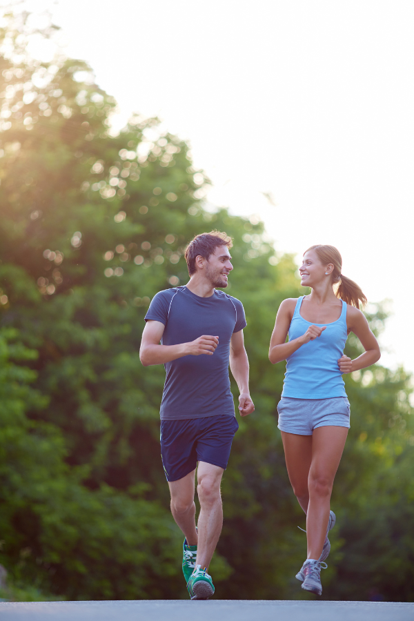 A couple running together #RelationshipBoredom #Relationship