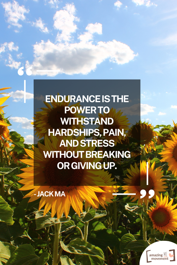 A quote on endurance #QuotesOnEndurance #Endurance