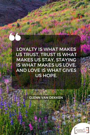 Illustration depicting trust and loyalty in relationships