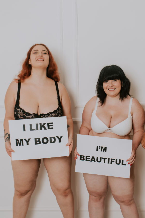 Two women empowering you to love your body #LoveYourself #SelfLove