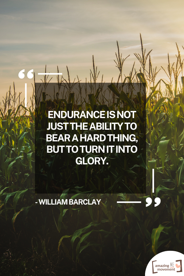 A quote on endurance #QuotesOnEndurance #Endurance