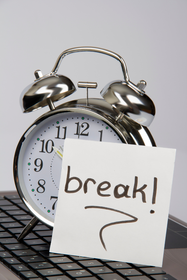 A reminder to take a break #OverwhlemedAtWork #WorkAnxiety