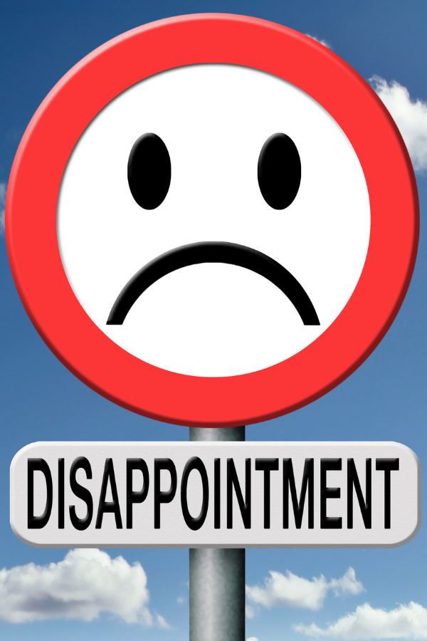 A road sign for "disappointment" #TrustIssues #DealingWithTrustIssues