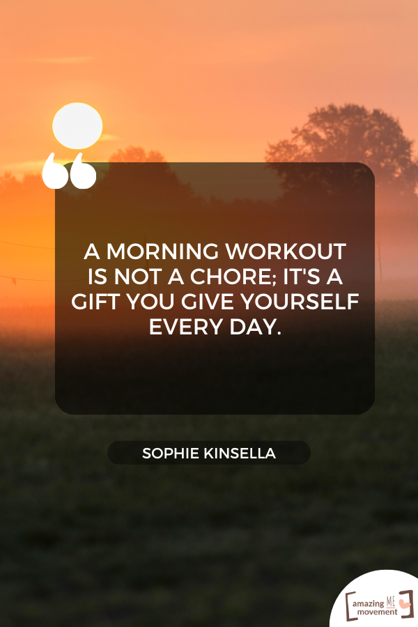 A lovely statement about working out #MorningWorkout #WorkoutQuotes