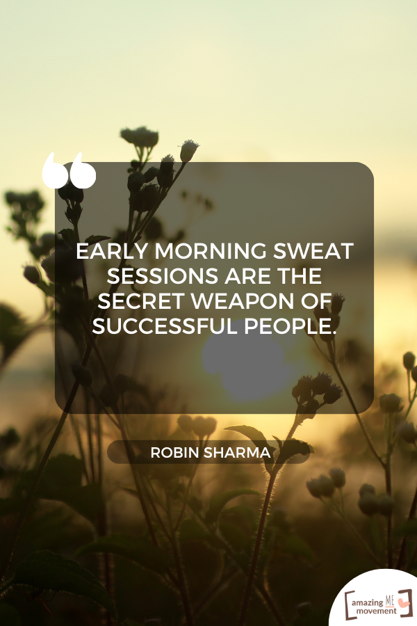 A lovely statement about working out #MorningWorkout #WorkoutQuotes