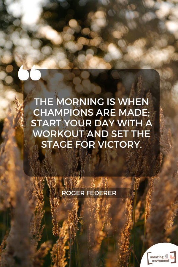 A lovely statement about working out #MorningWorkout #WorkoutQuotes