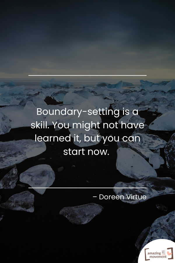 A quote about setting boundaries #SettingBoundaries #NormalizeSayingNo