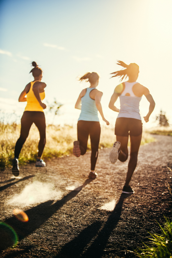 A group of women running #MoveYourBody #MyBodyIsMyTemple