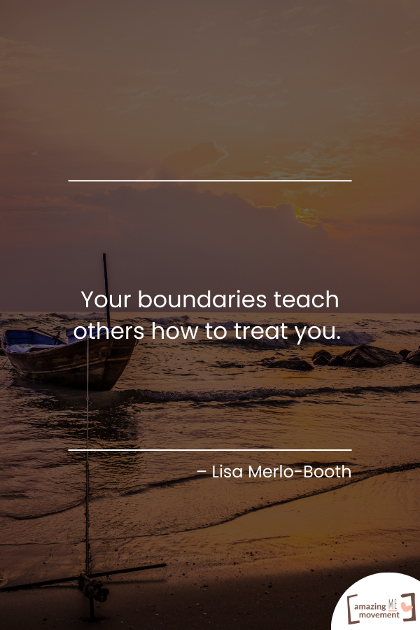 An inspiring quote about setting boundaries #SettingBoundaries #NormalizeSayingNo