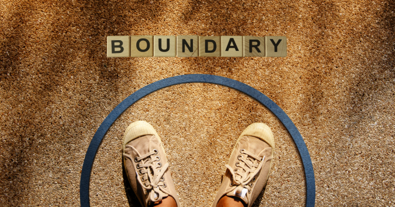 A poster about setting boundaries #SettingBoundaries #NormalizeSayingNo