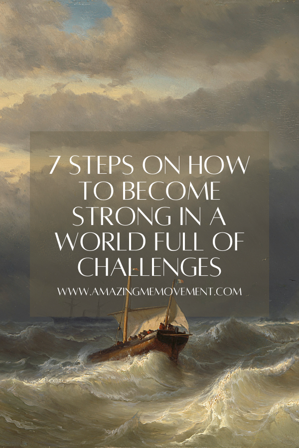 A poster about how to become strong #HowToBecomeStrong #StrongerAndBetter