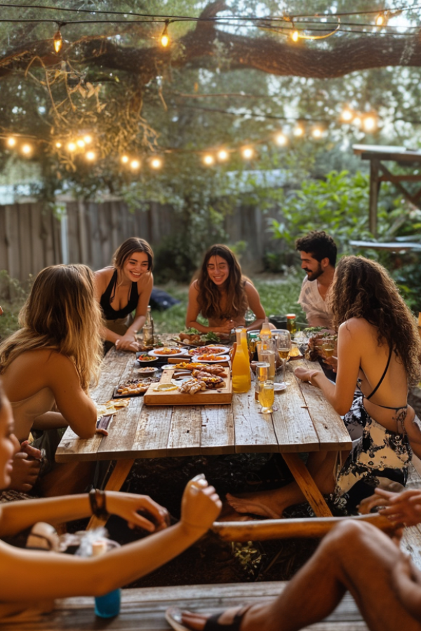 A friend group having a cook out #FriendshipLove #MyGirlfriendsAreMyBoyfriends