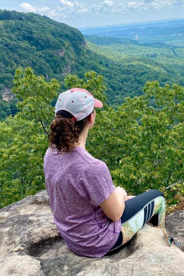 A woman looking over a view #RomanticizingLife #RomanticizieYourLife