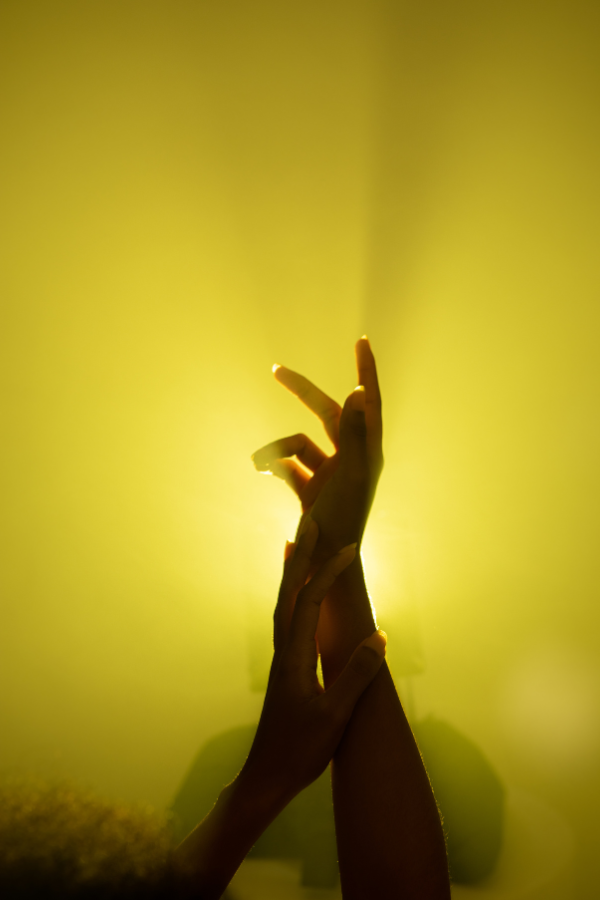 Hands against a glowing light #BreakGenerationalTrauma #OvercomeTrauma