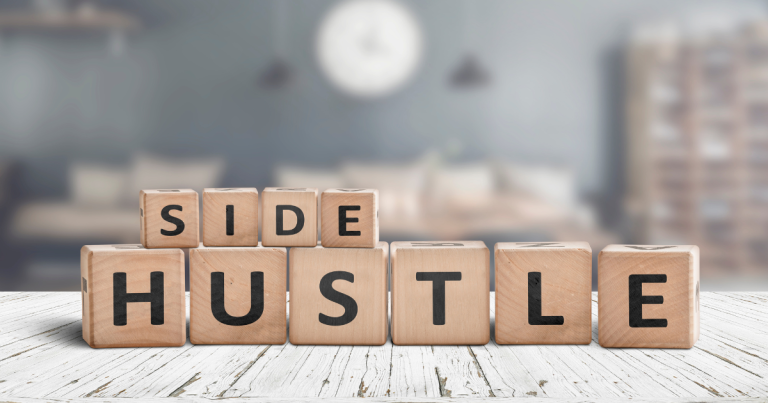 side hustle business career income woman