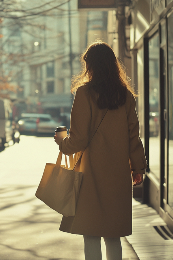 A woman going for a walk #SoloDateIdeas #BeingAlone