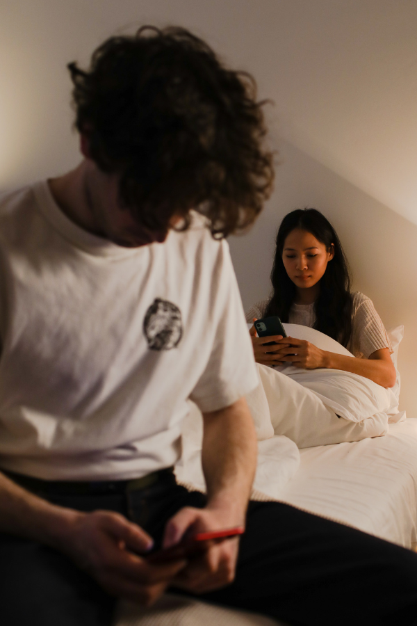 A couple feeling disconnected from each other