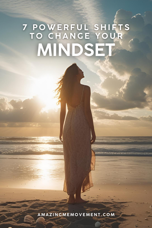 A poster about how to change your mindset