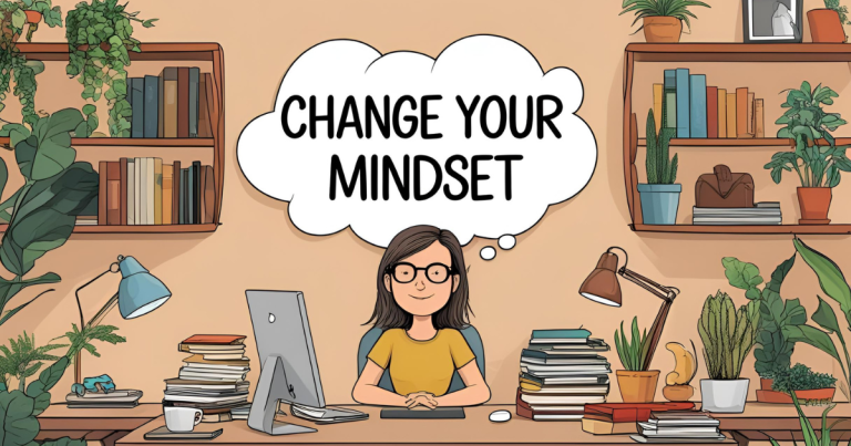 A poster about changing your mindset