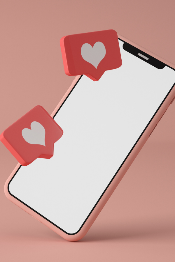 A phone screen with like notifications