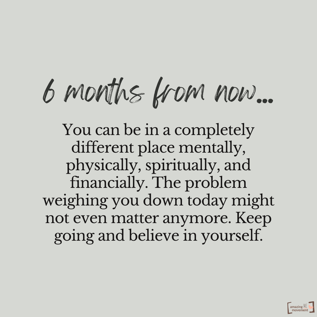 6 months from now... #time #timewilltell