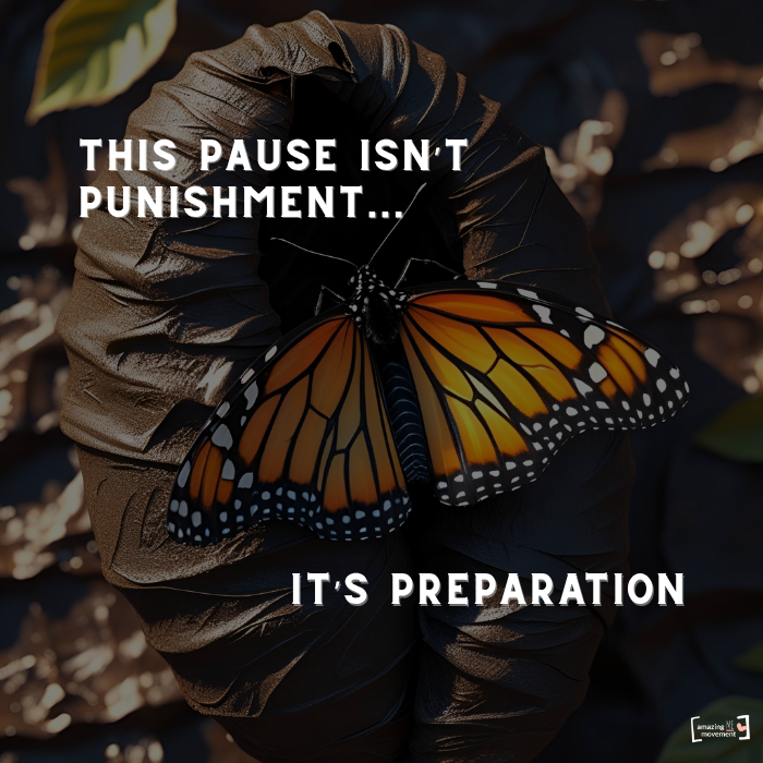 You’re not stuck—you’re growing in ways you can’t see yet. The stillness is not a setback, it’s your soul getting ready for more. Trust the process. #GrowthSeason #LifeTransitions #Transformation #ButterflyEffect #HealingInProgress #AmazingMeMovement