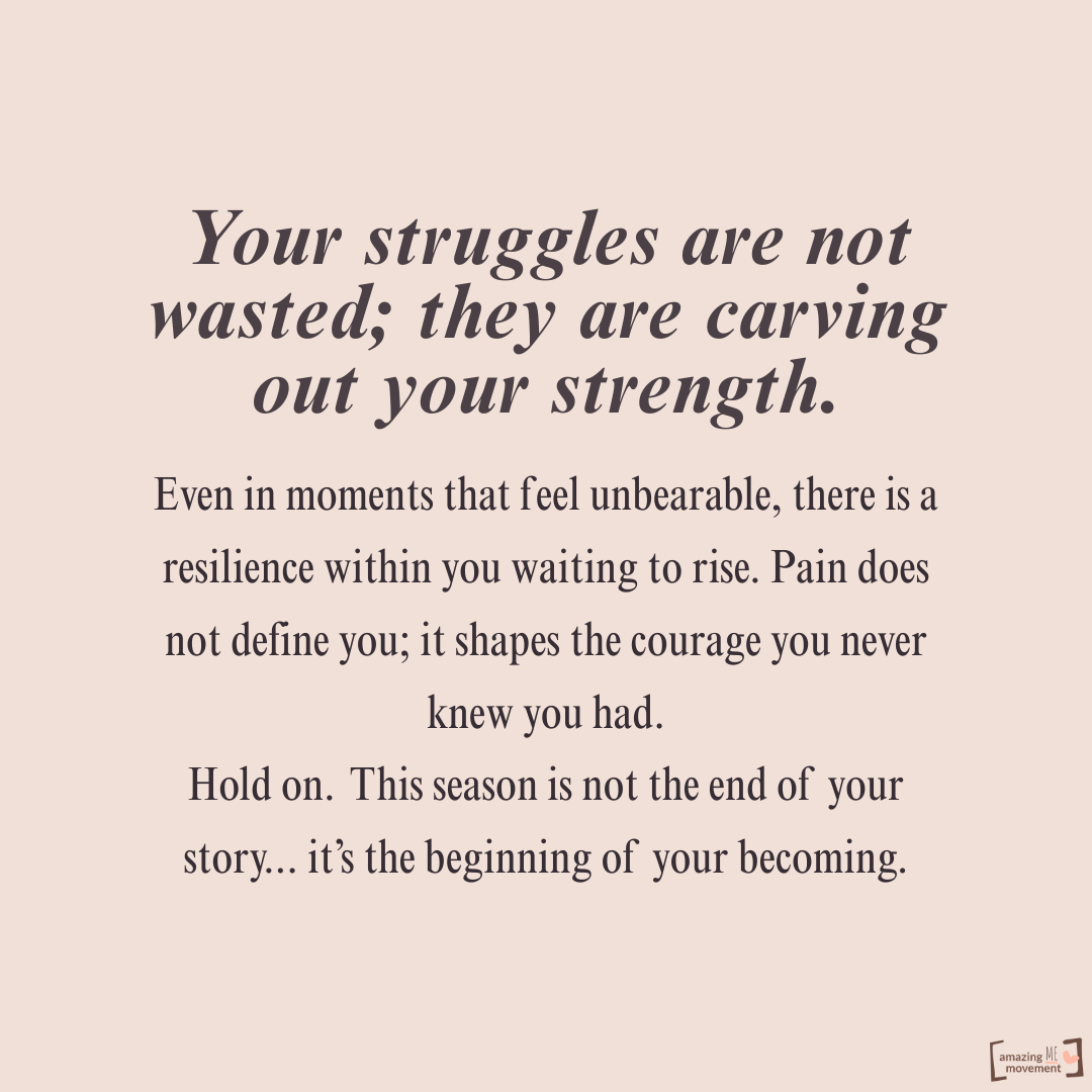 Sometimes the right words find you at the right time.