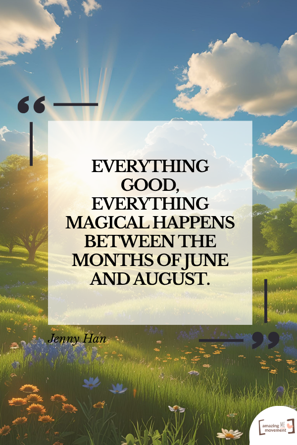 A beautiful quote about enjoying the summertime #SummerTime #SummerQuote