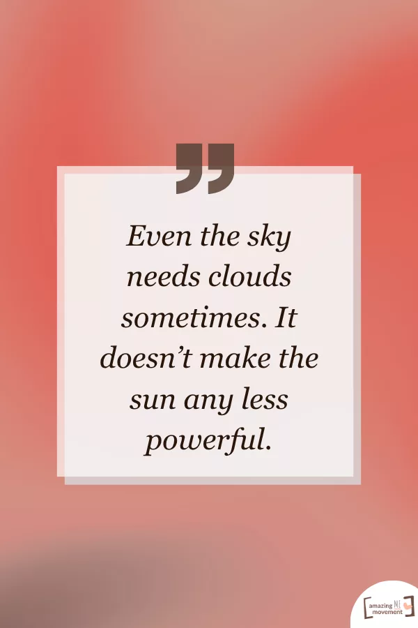 A lovely motivational quote