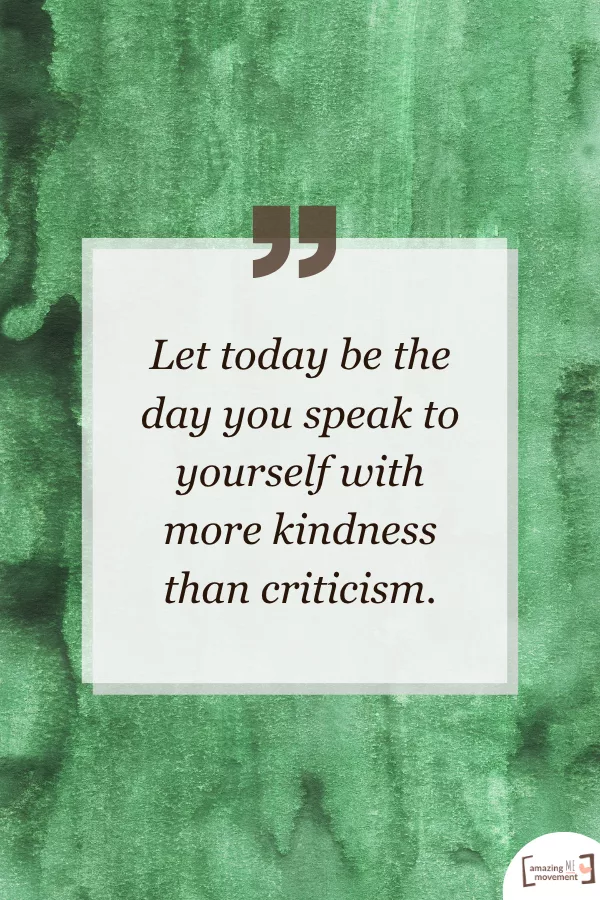 A lovely motivational quote