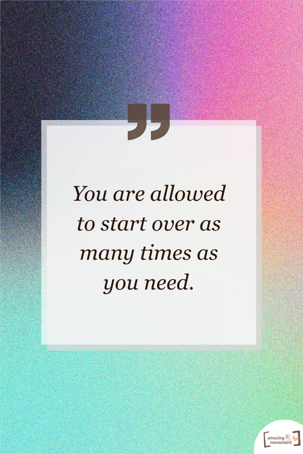 A lovely motivational quote